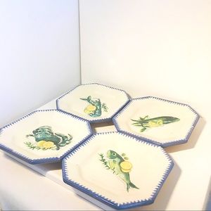 Ceramic pottery small plates